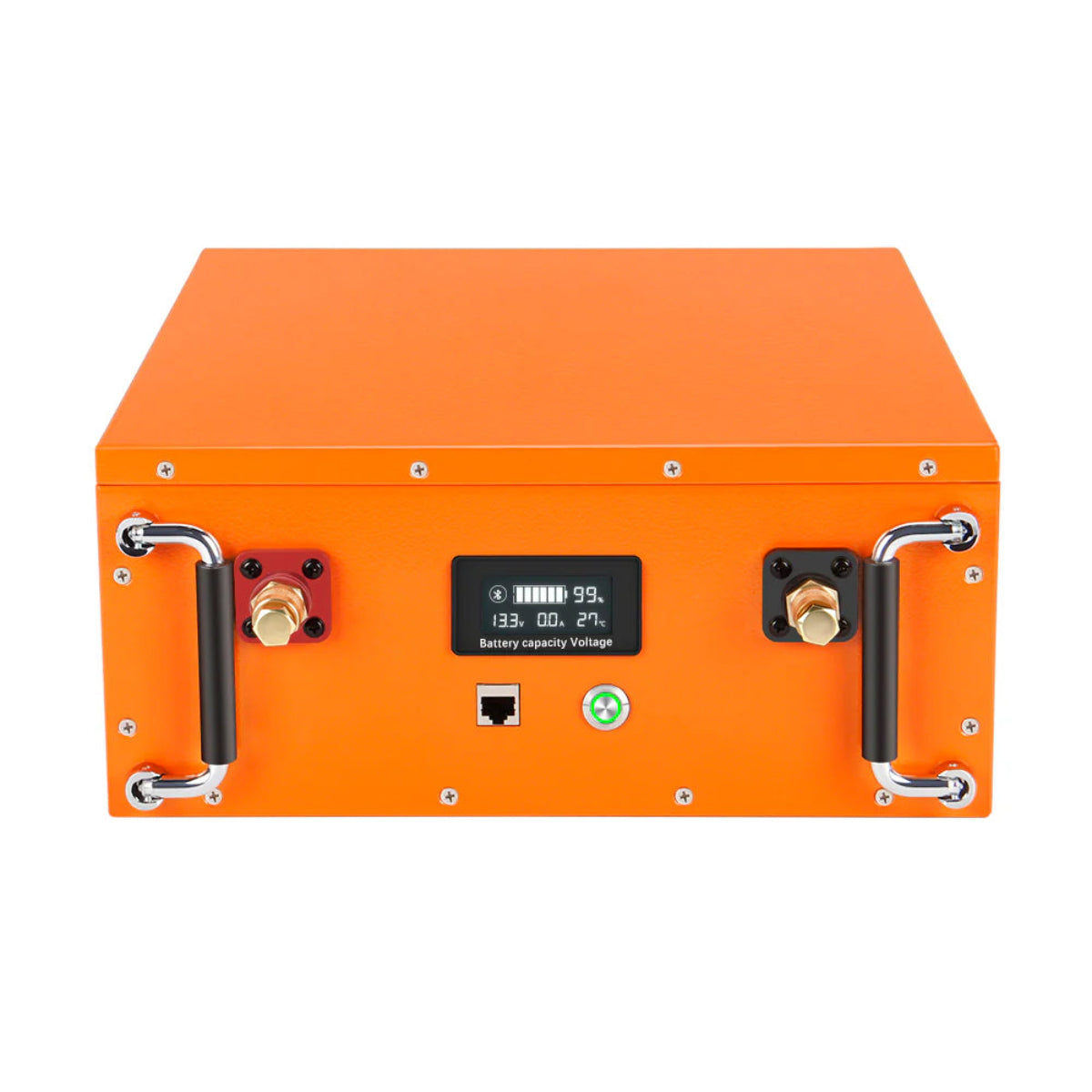 LiFePO4 12V 270Ah Batterie Frontansicht kompakt für Österreich