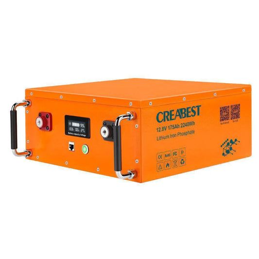 Creabest LiFePO4 12V 175Ah Bluetooth Batterie für Österreich Camping