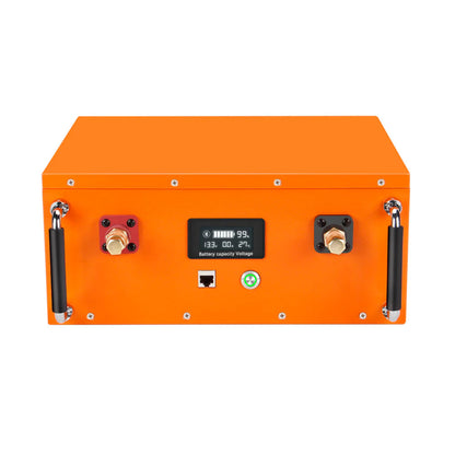 Creabest LiFePO4 12V 200Ah Bluetooth Batterie Metallgehäuse Frontalansicht Österreich