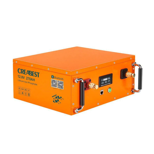 Creabest LiFePO4 12V 270Ah Bluetooth Batterie für Österreich Wohnmobil Camping
