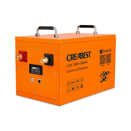 Creabest LiFePO4 12V 300Ah Bluetooth Batterie für Österreich Wohnmobil