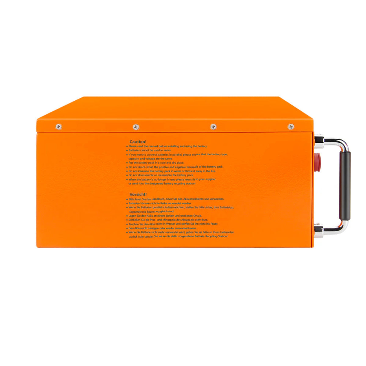 LiFePO4 12V 175Ah Bluetooth Batterie Seitenansicht kompakt Österreich