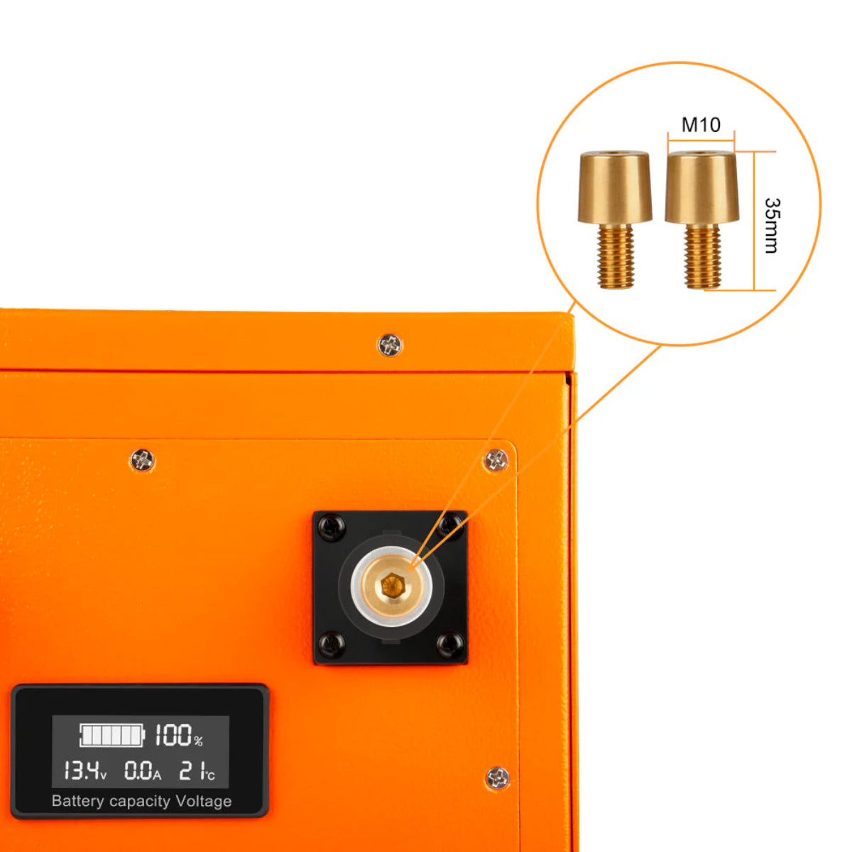LiFePO4 12V 300Ah Anschlüsse Terminals für Österreich Wohnmobil Installation