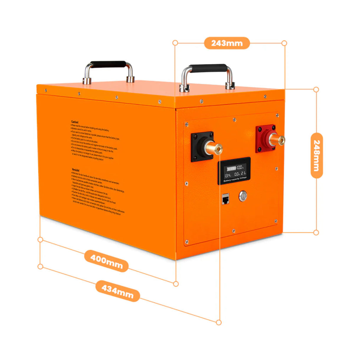 LiFePO4 12V 300Ah Spezifikationen technische Daten für Österreich Kunden